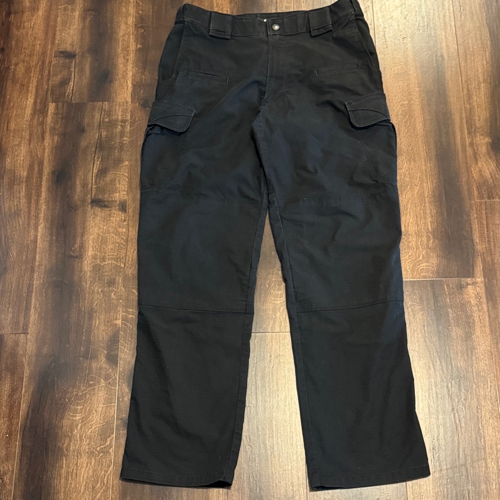 5.11 Tactical Black Cargo Straight Leg Pants